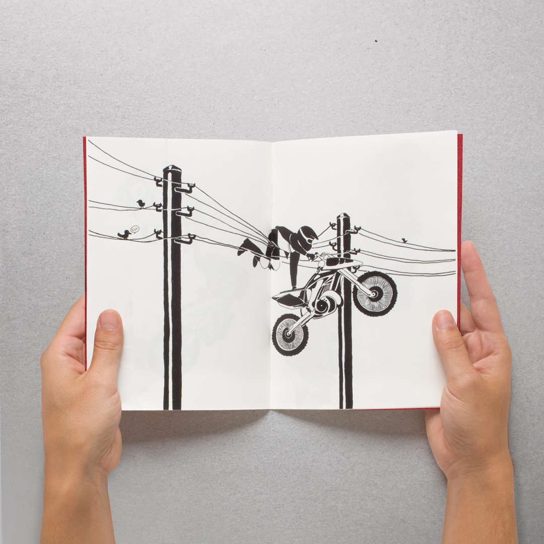 Stan the Stunning Stuntman open booklet